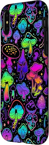 Miniatura 8 de Funda para iPhone 11 Pro psicodélico con patrón de hongos mágicos hippie
