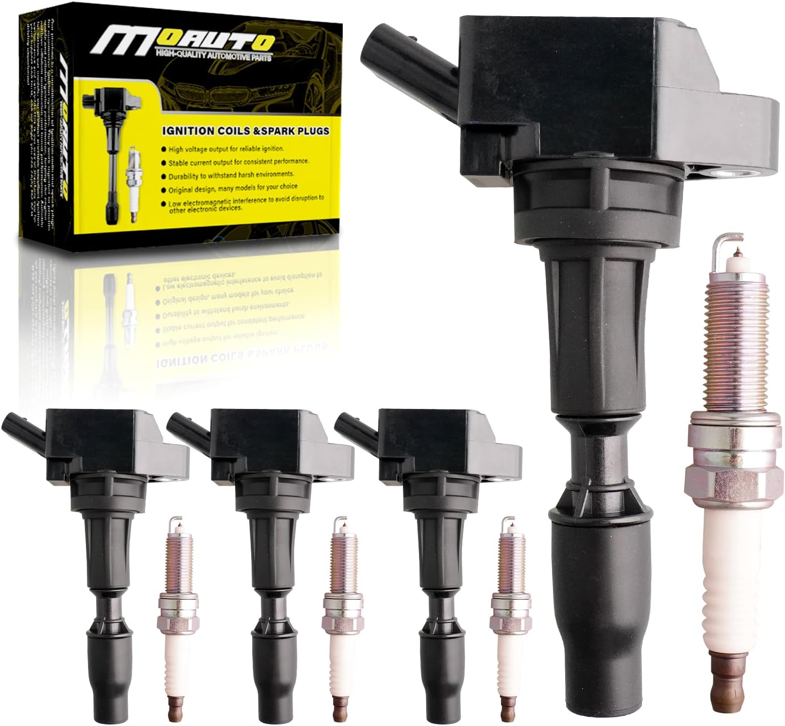 Set of 4 Ignition Coils Fits for 2015 2016 2017 2018 2019