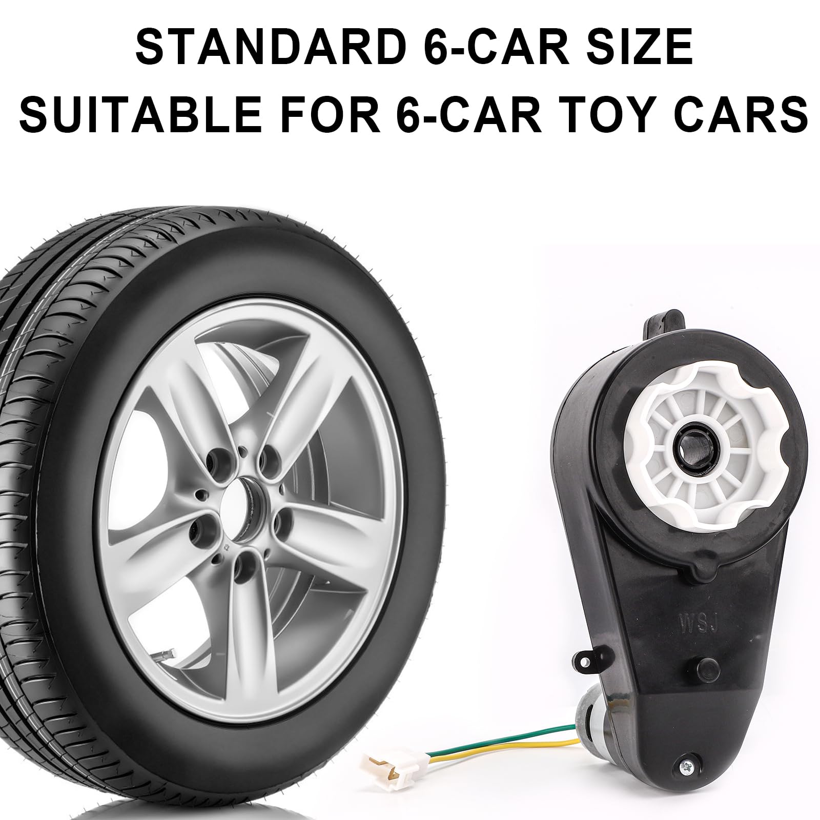 Moteurs de Voiture pour Enfants 24V-RS555 Boîte de Vitesse Électrique Grande Vitesse