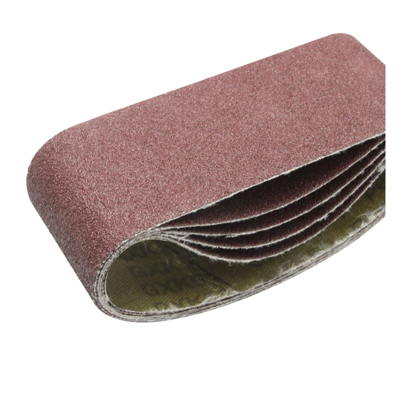 Nastro abrasivo, 16 nastri abrasivi per lucidare metalli da 7,6 x 45,7 cm, grana 60-240, in ossido di alluminio, confezione mista.