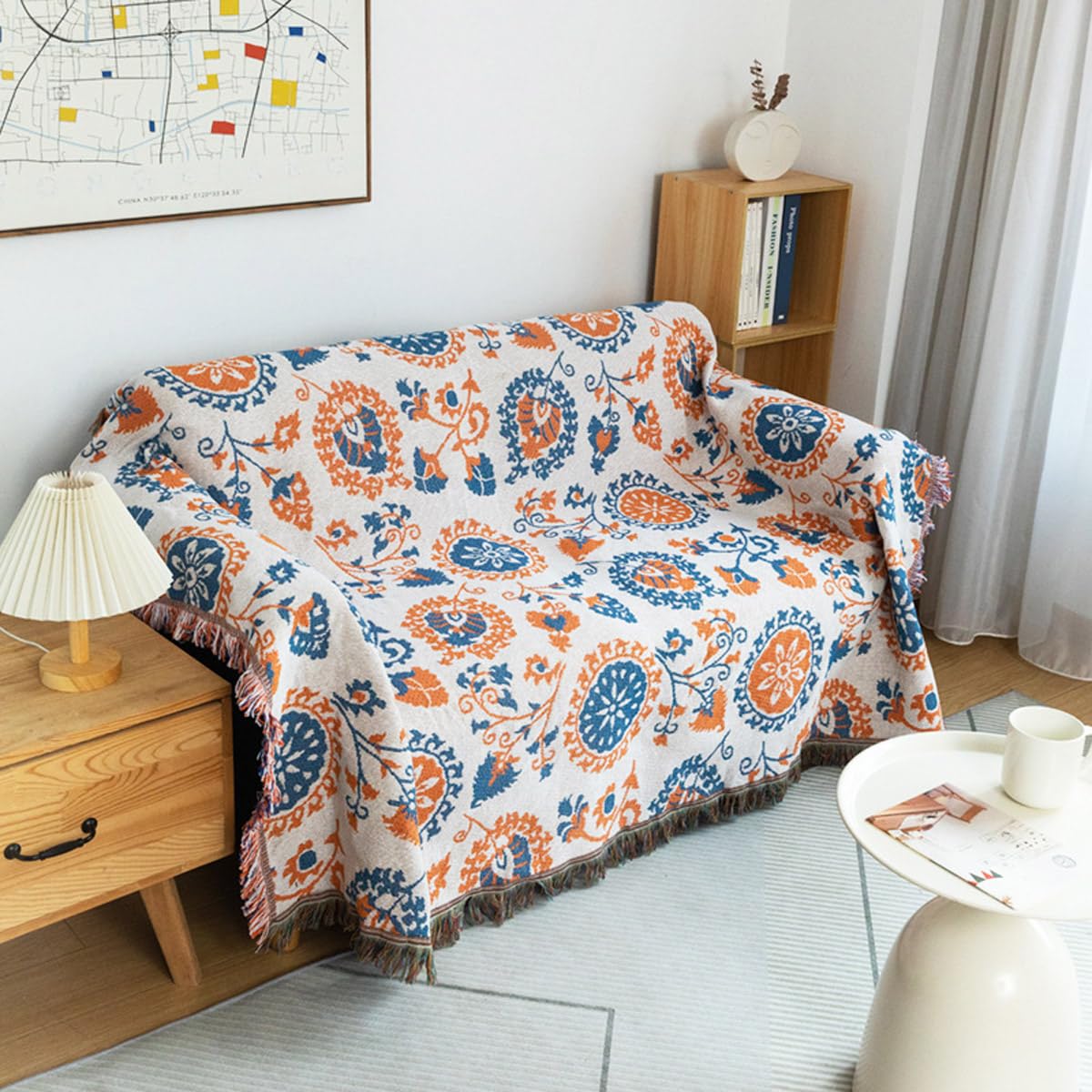 Housse extensible de canapé 3 places antidérapante 180x260cm