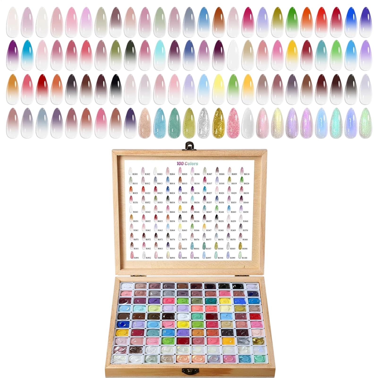 Żel Do Tapowania 2 Ml, 100 Kolorów, Gradient, Długotrwały, Wysoka | Pat Painting Gel do Manicure dla Kobiet i Dziewczyn French Manicure Salon Dom Randka Wakacje Ślub
