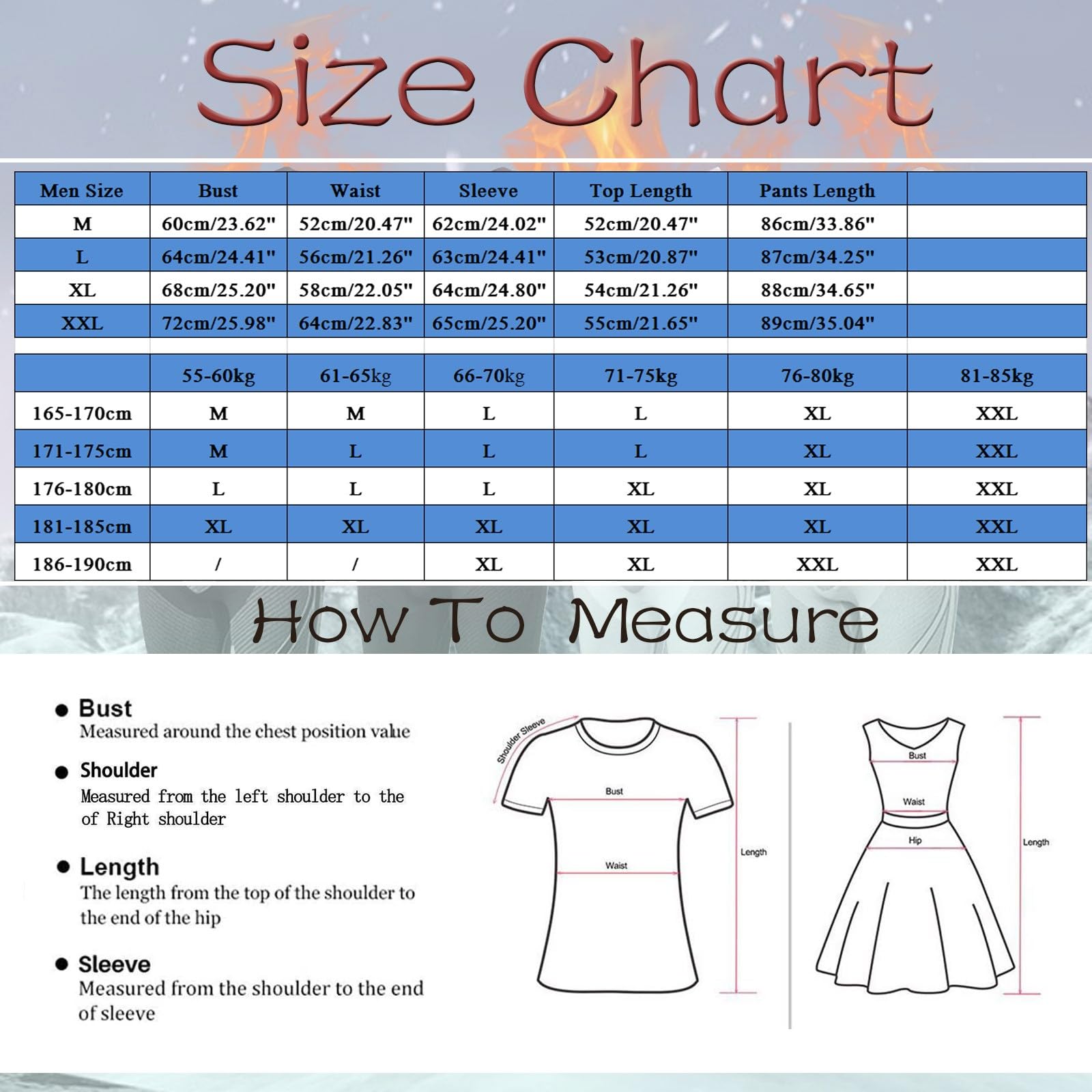 sous Vêtement Thermique Homme Ski, Ensemble sous Couche Compression avec Haut et Legging Sport, Base Layer Respirant Séchage Rapide, Vêtement Chaud Extensible pour Cyclisme Montagne et Hiver