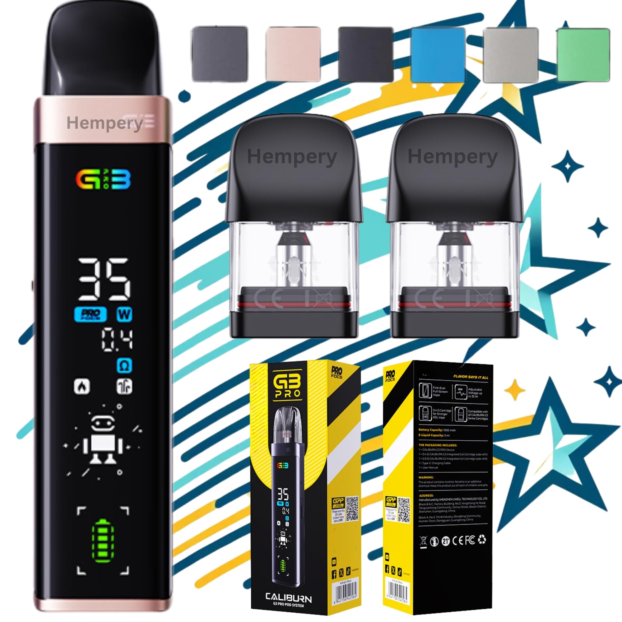 blush gold juul starter kit SMOK Morph 3 T-Air Tank 230W Starter Kit — eJuiceDirect main image 1