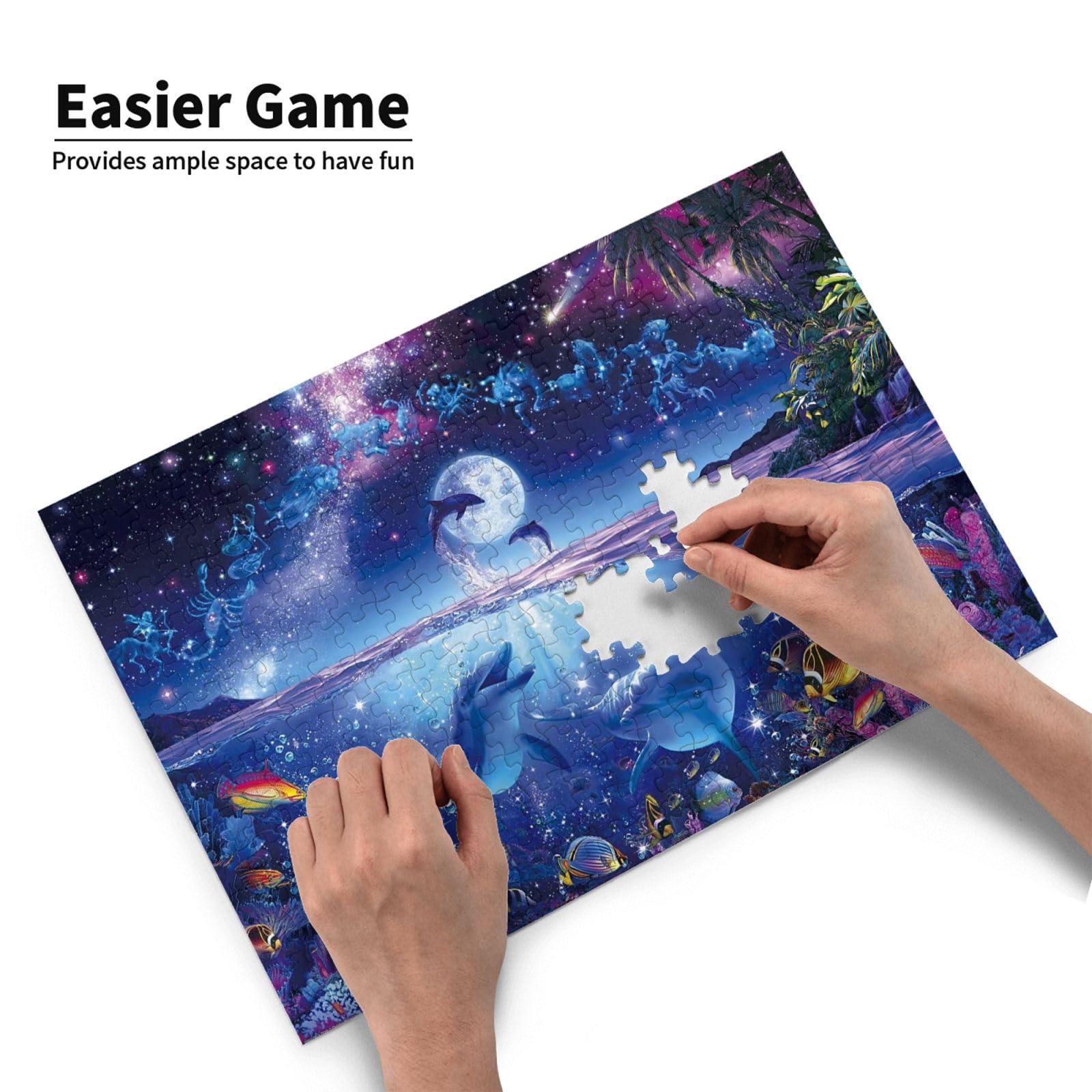 Amazon.co.jp: パズル 木製 ラッセン 星に願いを ジグソーパズル 300