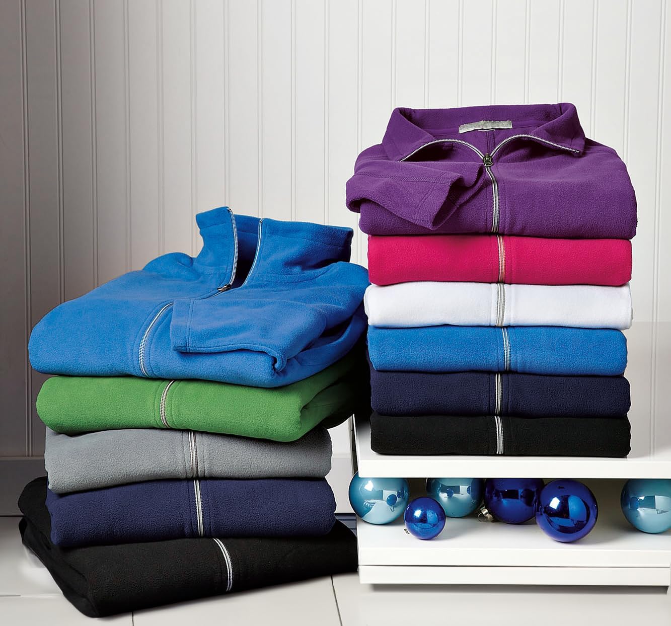 Tee Miracle Custom Embroidered Lightweight Jacket for Women, 5-10 Pack - Add Your Logo - Embroidery Zip Up Fleece Outerwear