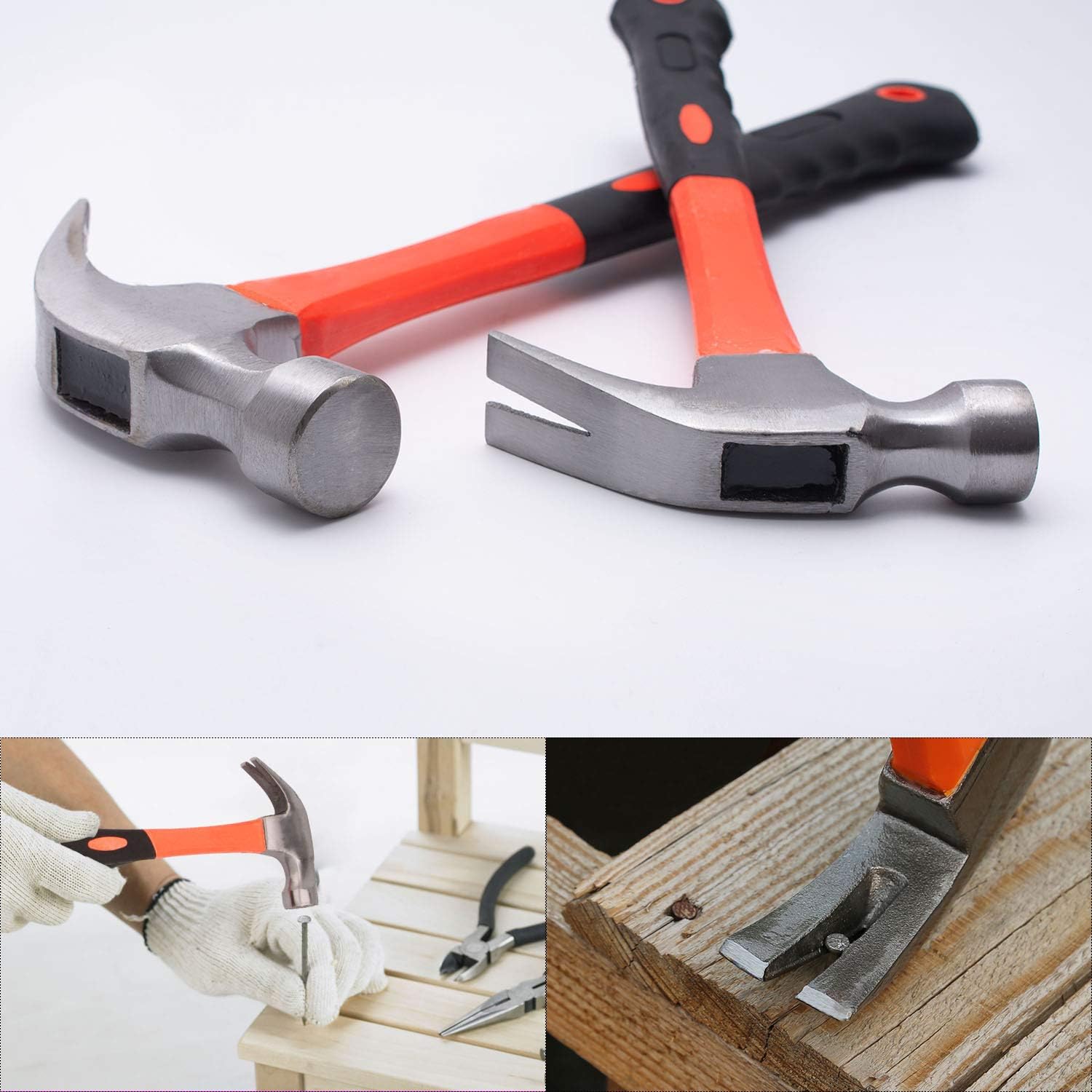 GJ-0136 Claw Hammer with Plastic Handle 8oz/ 250G