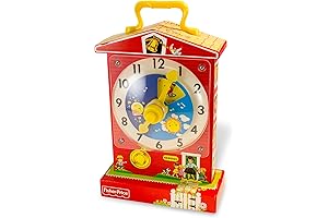 Fisher-Price Classic Teaching Clock: Learning Time and Routine