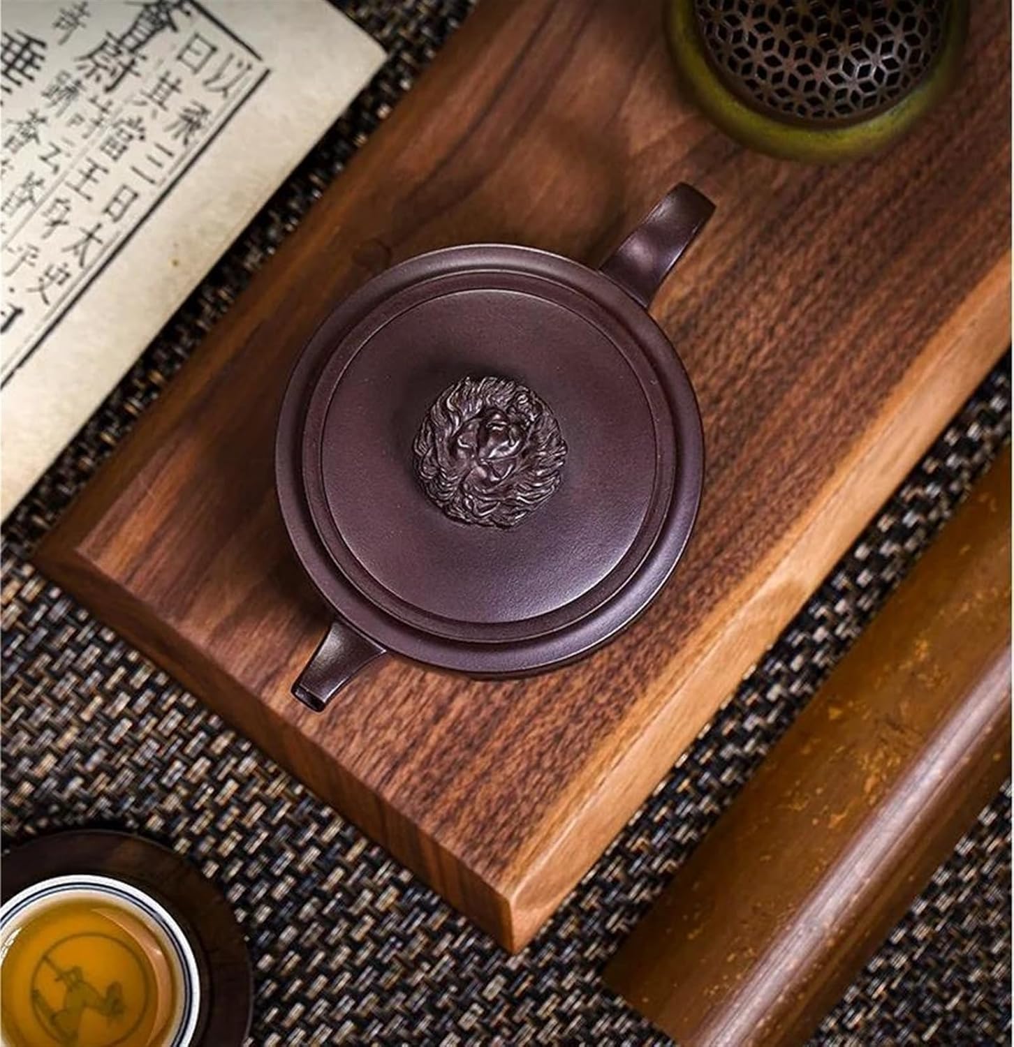 楽吉左衛門 了入造 黒楽茶碗 銘「雅静」 表千家十三代即中斎極箱