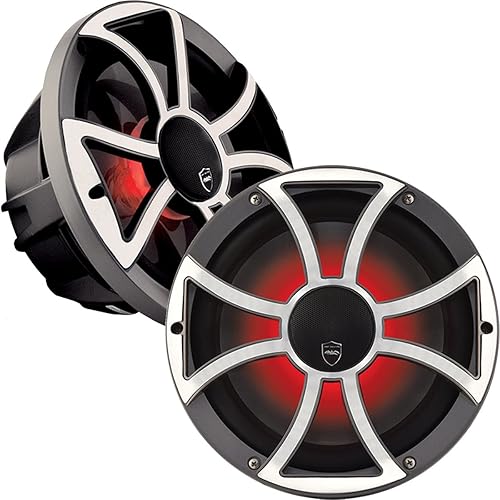 wet sounds REVO CX-10 XS-G-SS alto rendimiento estilo componente 10" altavoces coaxiales marinos