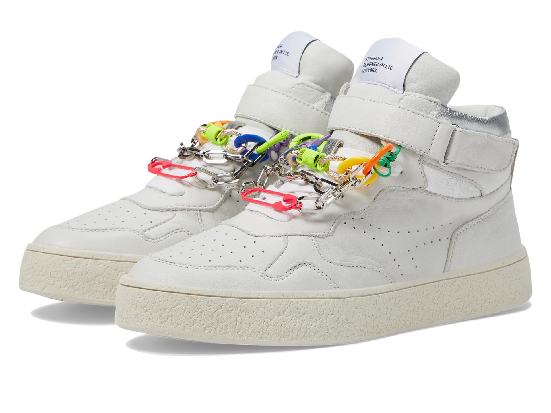 Baskets Emilee Steve Madden cuir blanc parfaites pour vos sorties