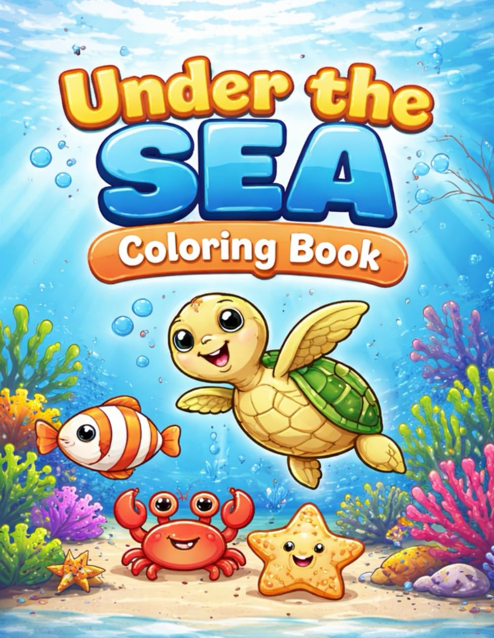 Under The Sea: Coloring Book