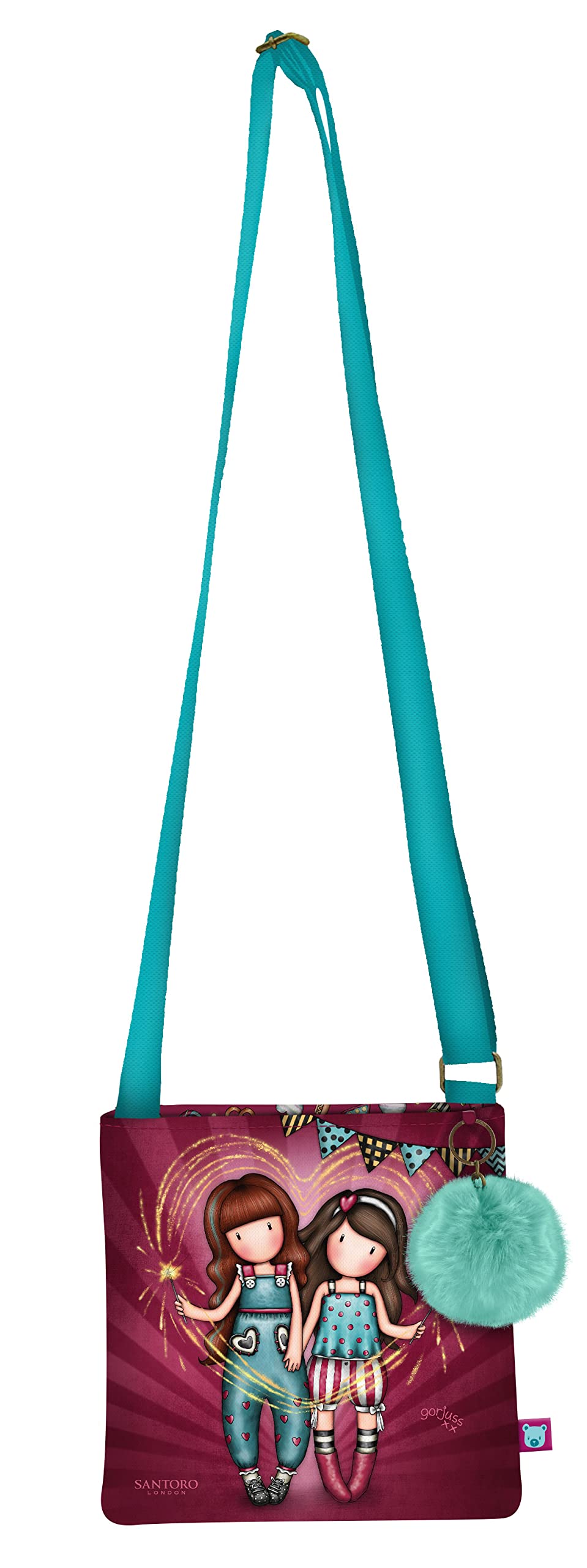 Santoro Gorjuss - Small Shoulder Bag - Fireworks, Blue, M