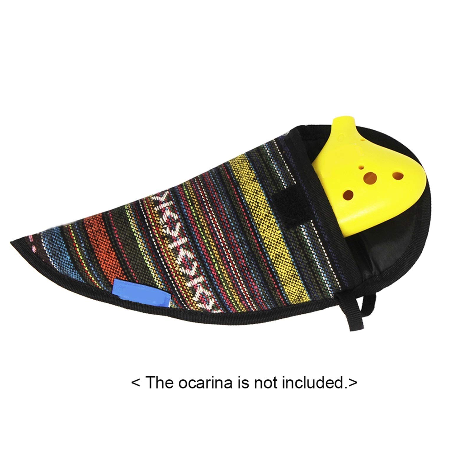 Bolsa de Ocarina de Estilo Nacional Especial, Estuche Protector, Material de algodón con asa de Transporte, Instrumentos de Viento de Madera