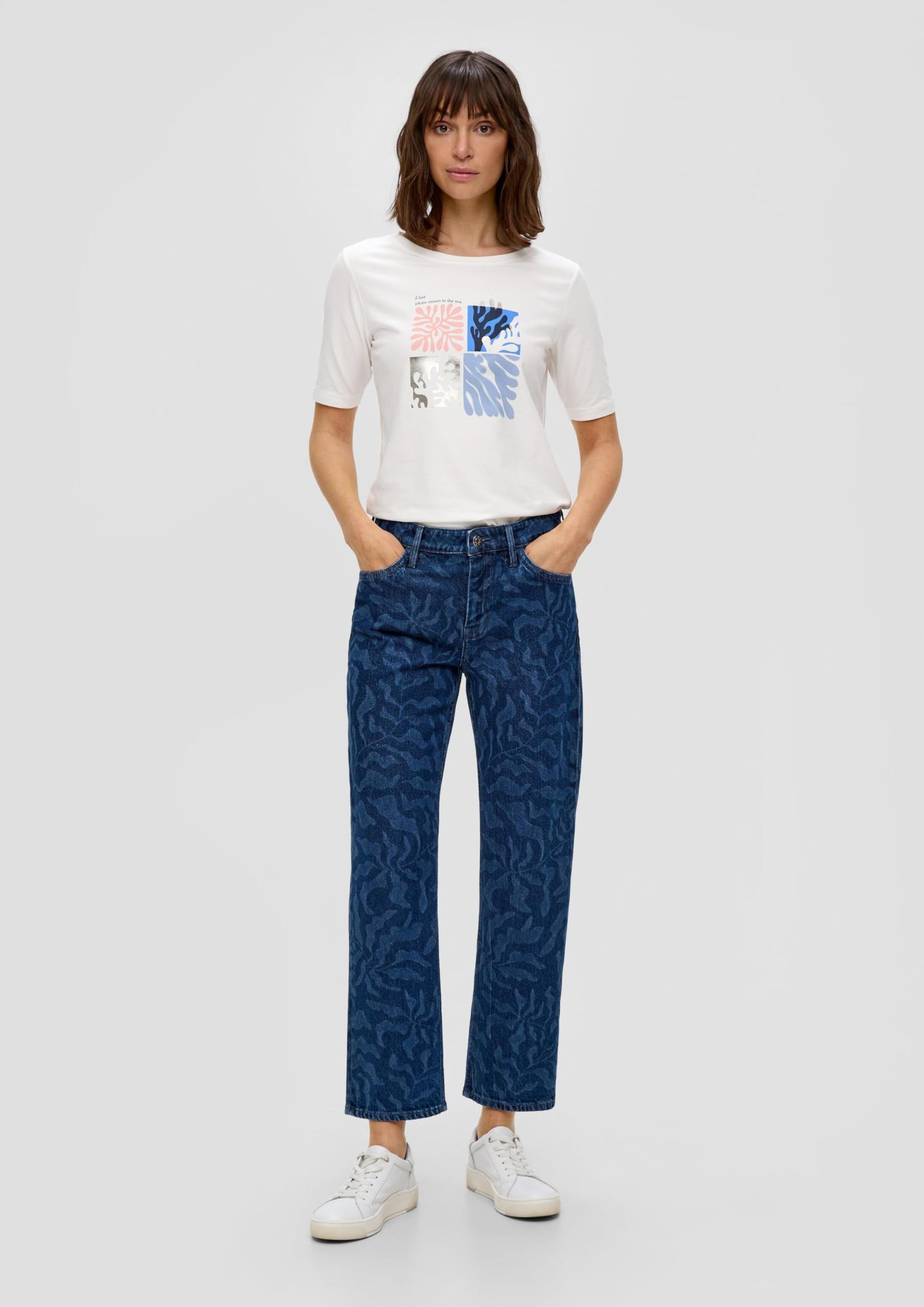 s.Oliver Jeans Pantaloni Karolin Straight Leg Donna