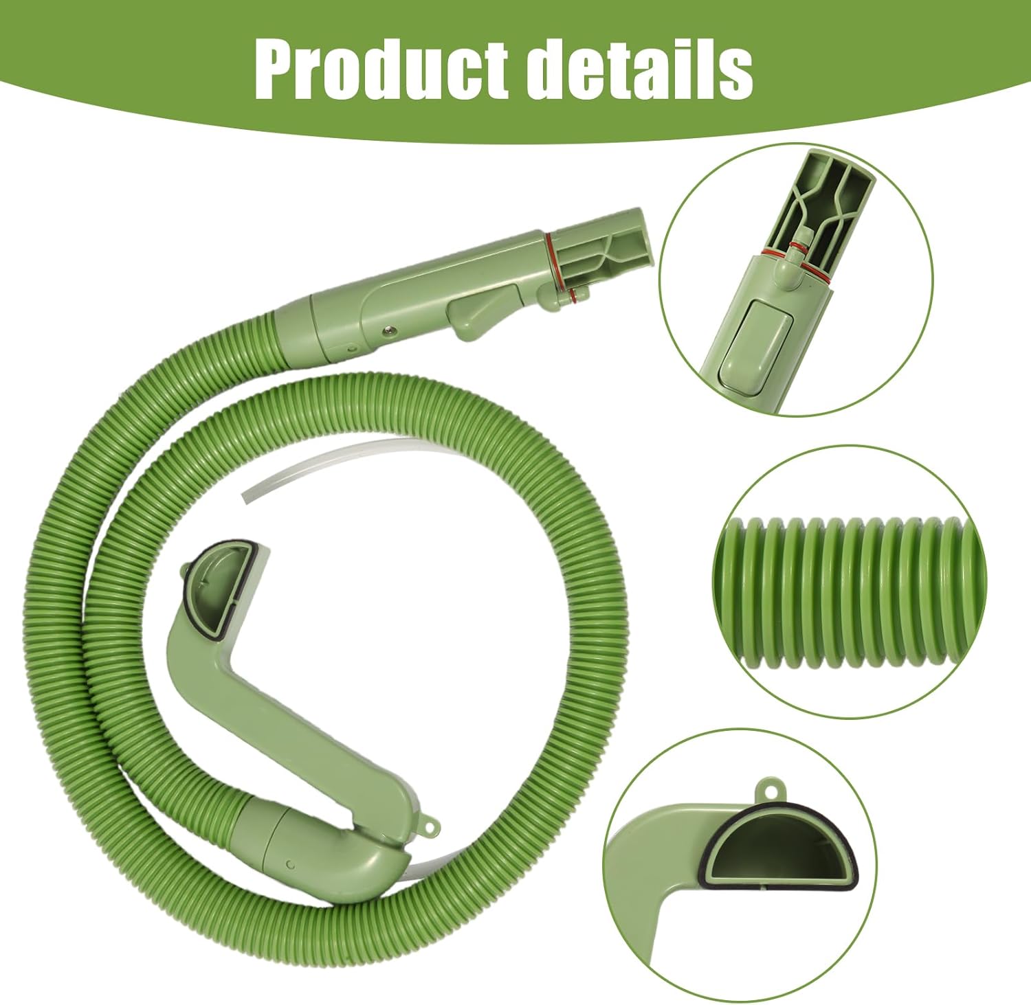 Upgraded 1400B Little Green Machine Hose and Handle for Bissell 1400B 1425 1400M 3353 3369 Replacement Parts 5.3in Cleaning Brush, Cleaning Tool, Gap Brush, Cleaning Hose Component Part Number 2037152