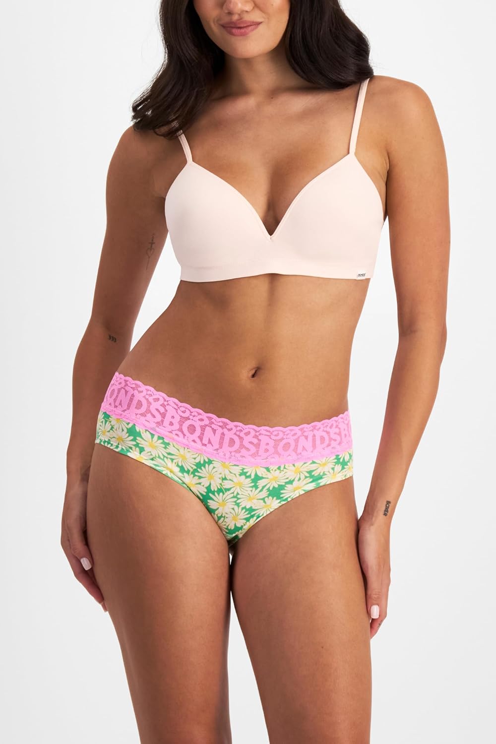 Bonds womens Underwear Hipster Pack, Lace-top Icons Hipster Panties for Women, Stretchy Cotton-blend Underwear, 3-pack - Image 6