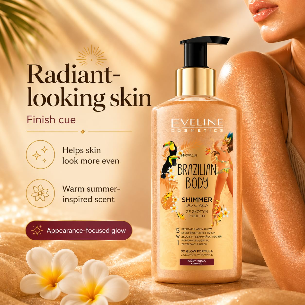 Eveline Cosmetics Brazilian Body Shimmer olejek do ciała