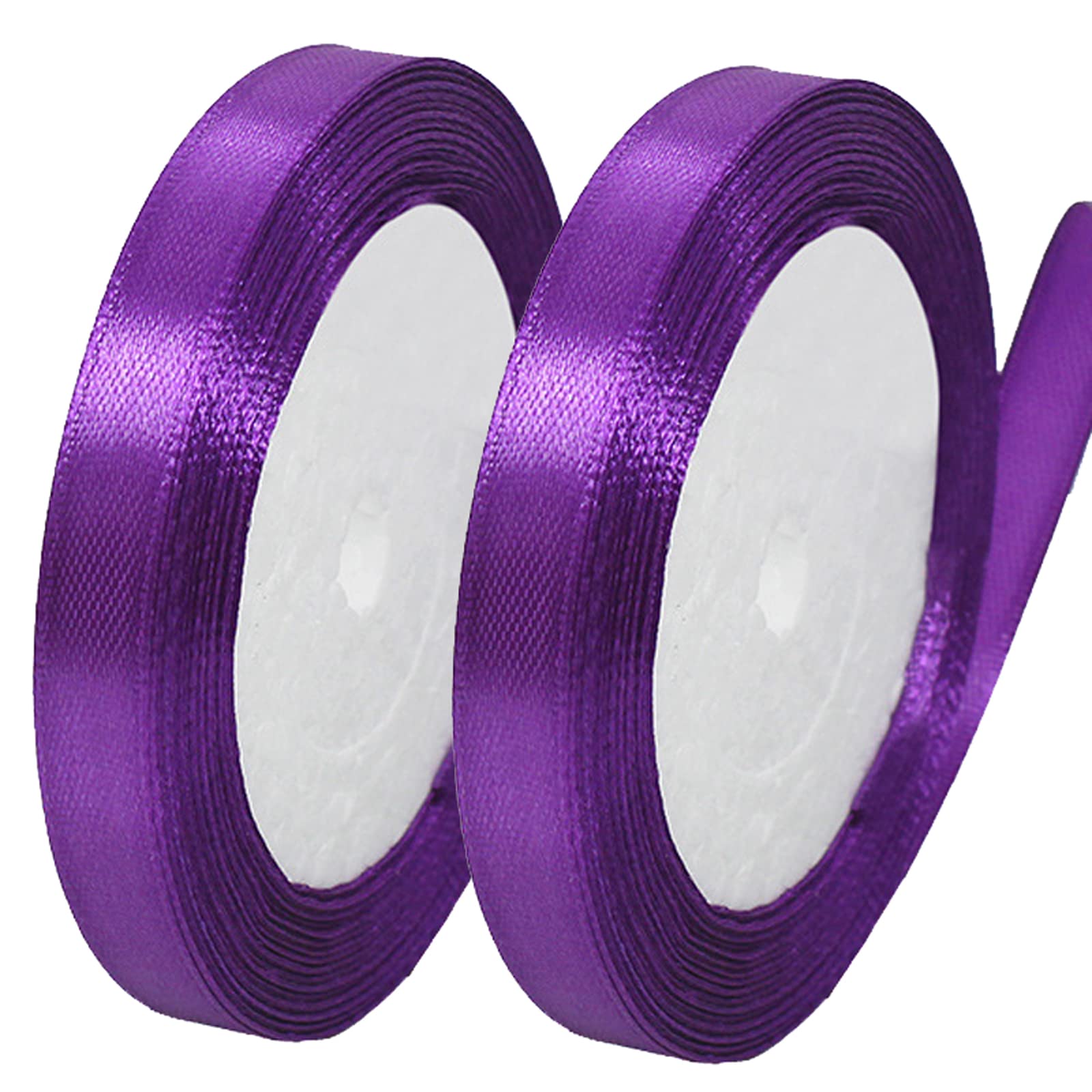Dwustronna satynowa wstążka 10 mm, 44 m - idealna do pakowania prezentów, dekoracji na baby shower, aranżacji kwiatowych, materiałów rzemieślniczych i przysług.
