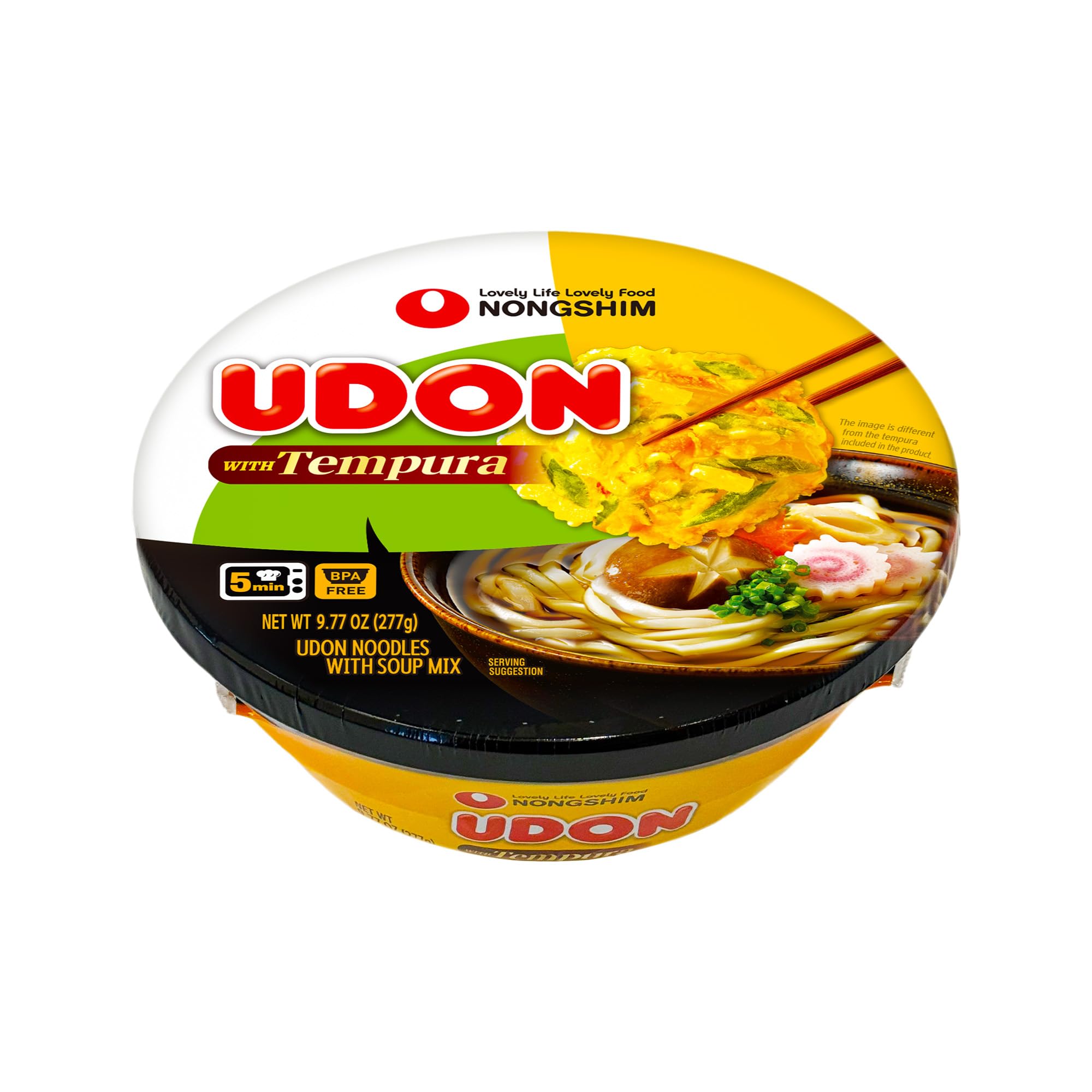 Amazon.com : Nongshim Tempura Udon, Microwavable Udon Noodles