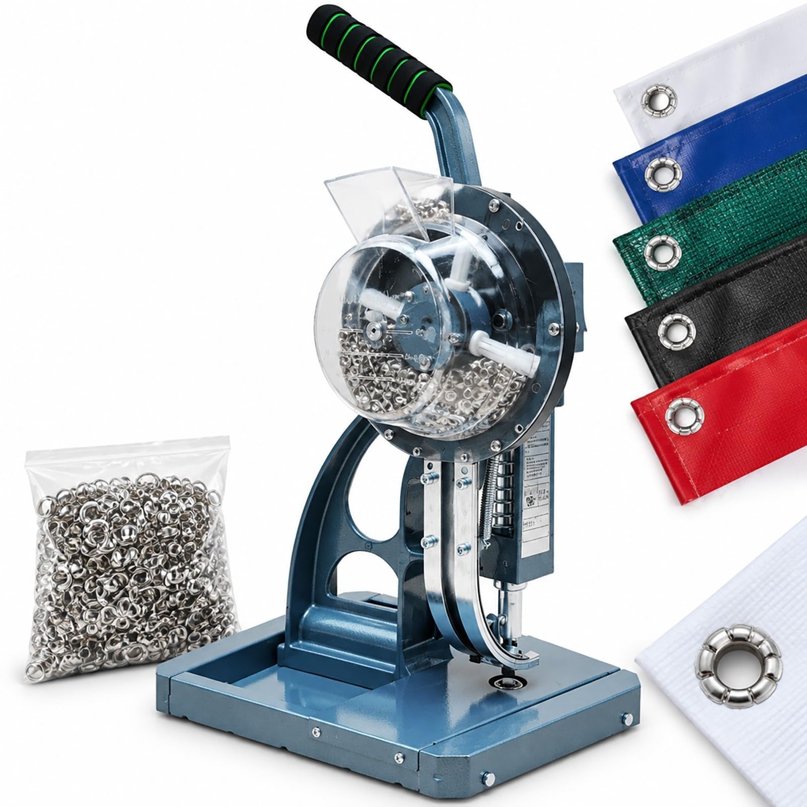 Prensa manual de ojetes, máquina semiautomática de ojales