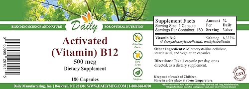 Miniatura 2 de Daily Manufacturing Vitamina B12 activada