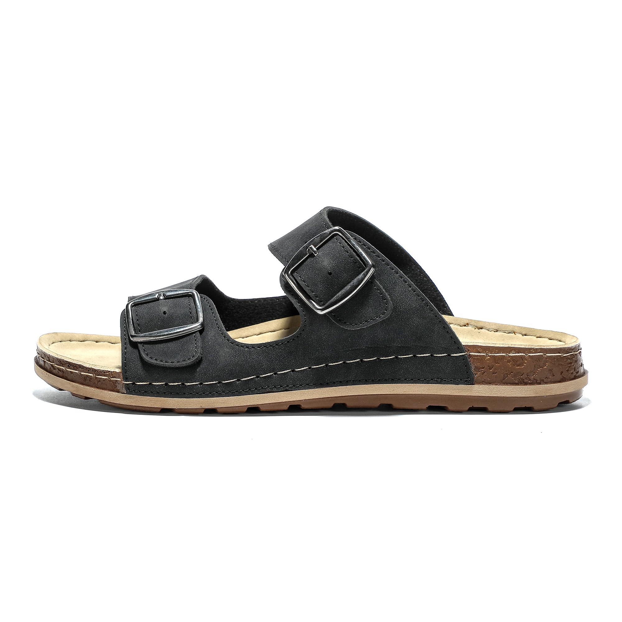 JOMIX Sandalias Hombre Verano con Hebilla Chanclas Playa Hombre Piscina Mar