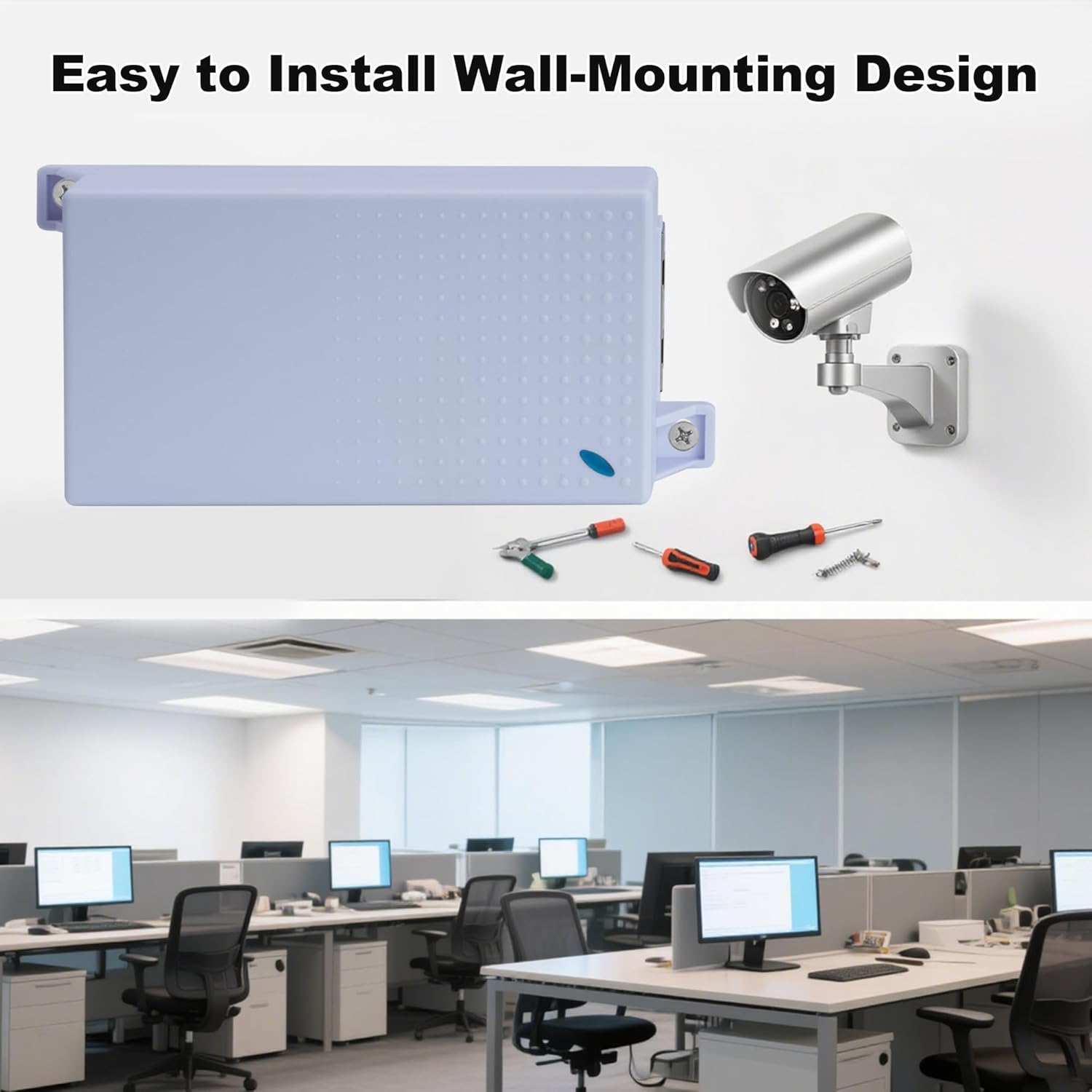 10G PoE++ Injector, 1G/2.5G/5G/10Gbps, 802.3af/at/bt, Delivers 15.4W/30W/60W PoE Ethernet Power, Up to 100 M (328 ft), for Ultra-High-Speed and High-Power Devices