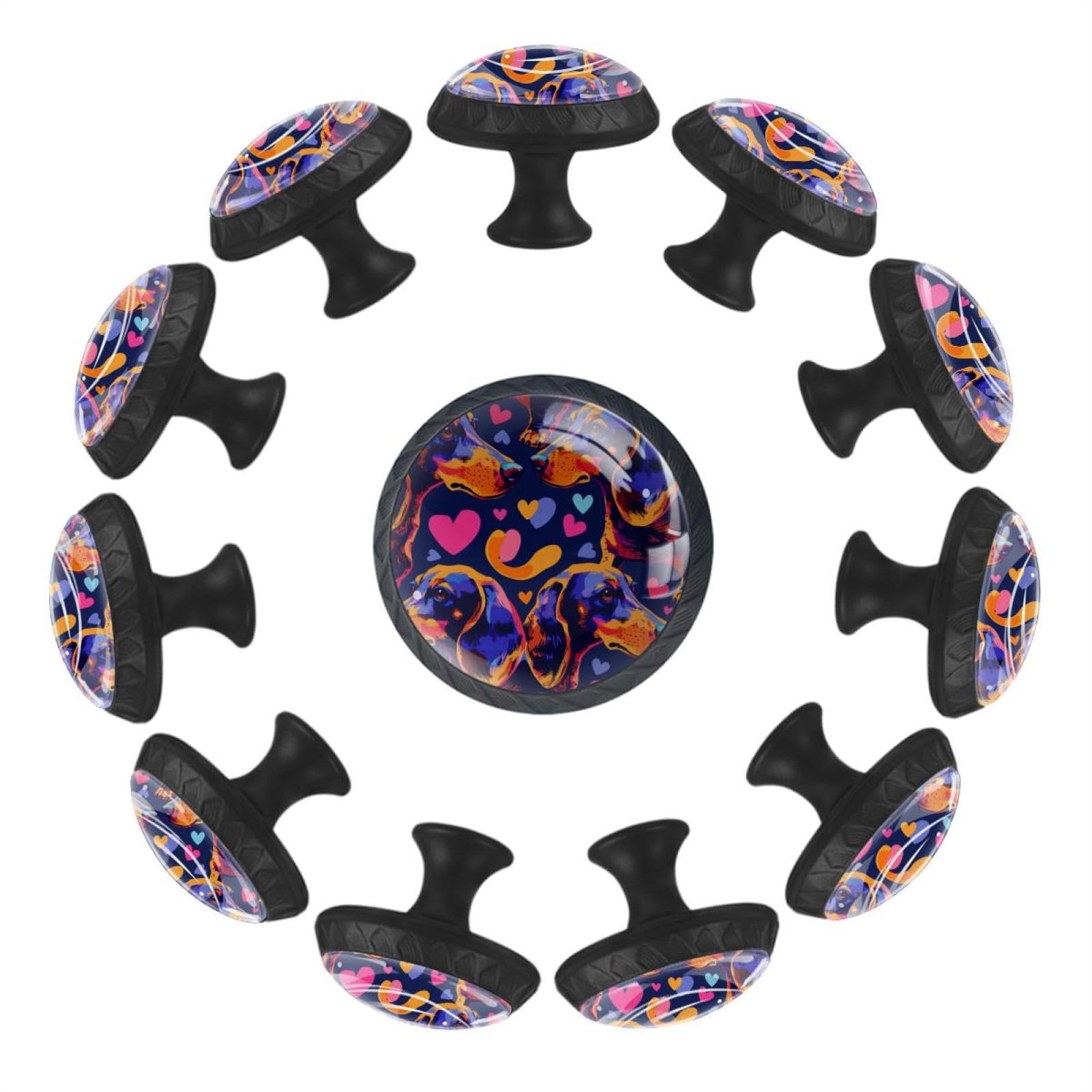 Boutons en verre cristal transparent pour réparer une armoire ou une commode