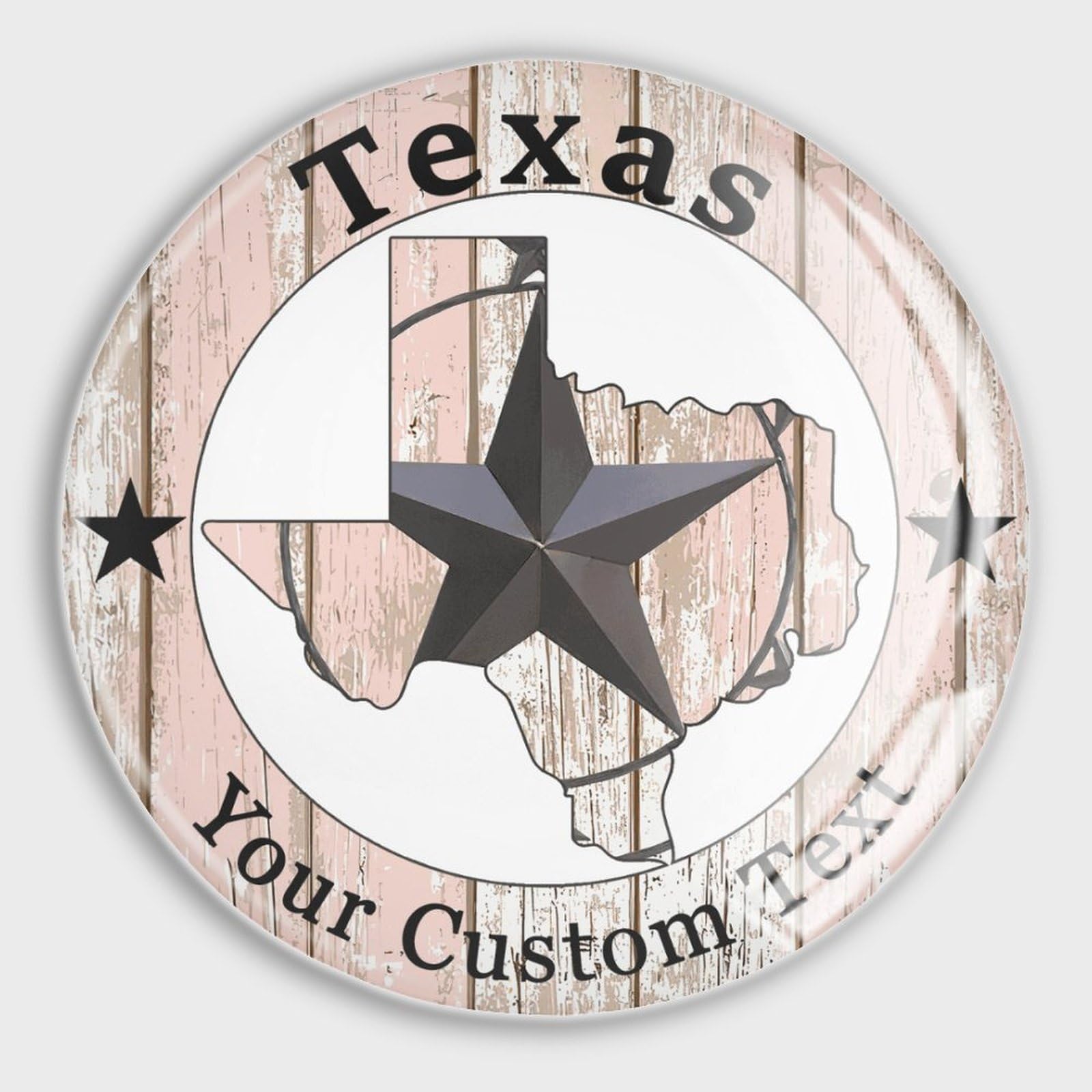 Aimants de réfrigérateur étoiles du Texas : lot de 4 petits magnets pour cuisine et tableau noir