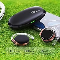 Vista 2 de Micool Auriculares con clip Bluetooth V5.3, auriculares inalámbricos con ganchos para los oídos, auriculares deportivos Bluetooth con 4 micrófonos