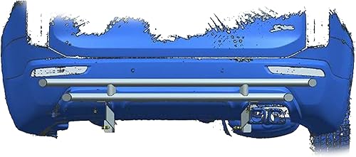 Miniatura 3 de Kasei Protector de parachoques trasero de doble capa negro compatible con Nissan Rogue 2021-2023 -KAS-CRDL-NIN401B