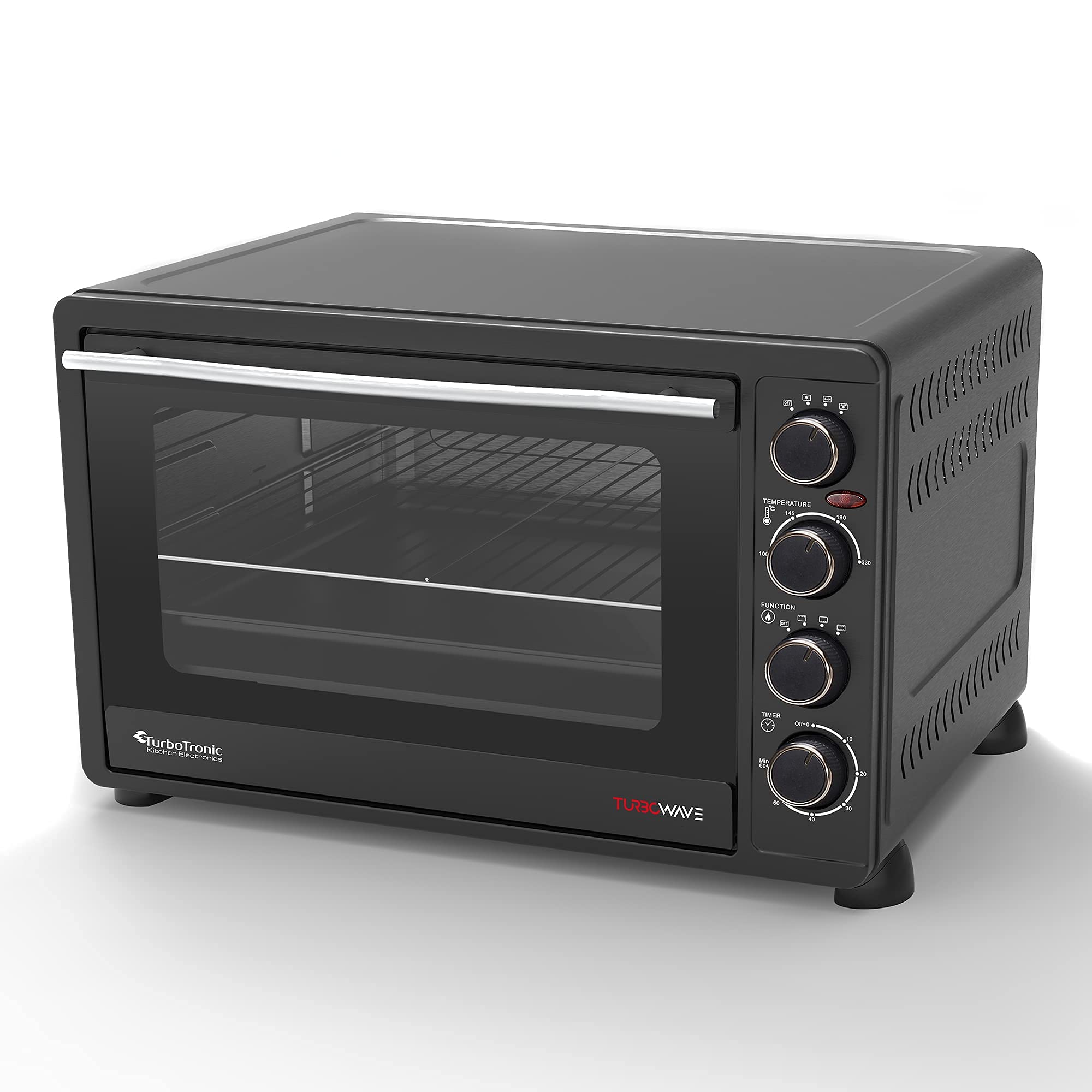 Buy TurboTronic Mini Oven with Circulating Air, 60 L, Black, 2200 W