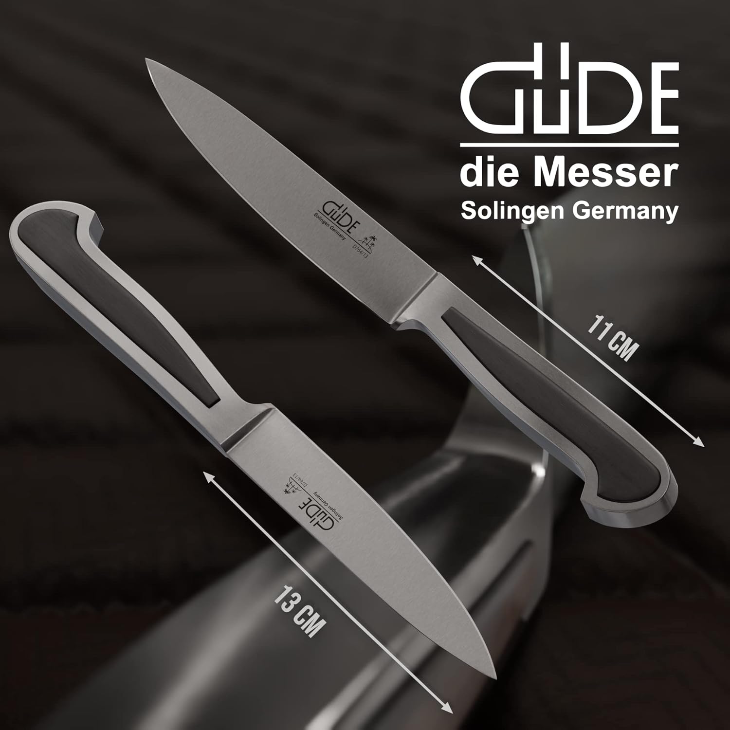 Güde Delta Series Hand Forged/Sharpened Paring Knife, 5-in - Ice Hardened Steel - Made in Solingen, Germany Since 1910