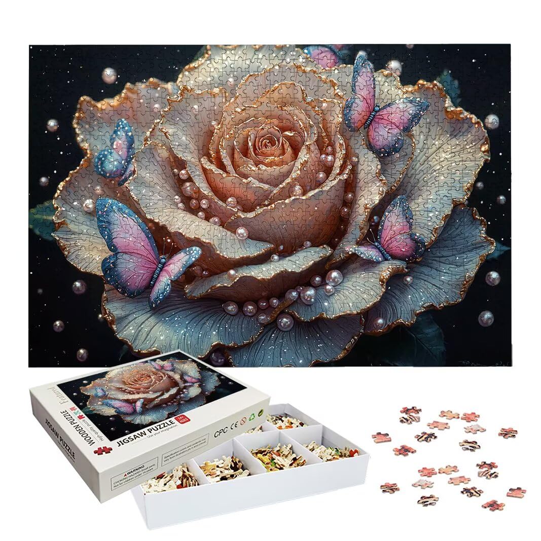 Różowa Puzzle 2000 sztuk dla dorosłych Prezent dla kobiet/mężczyzn -2347