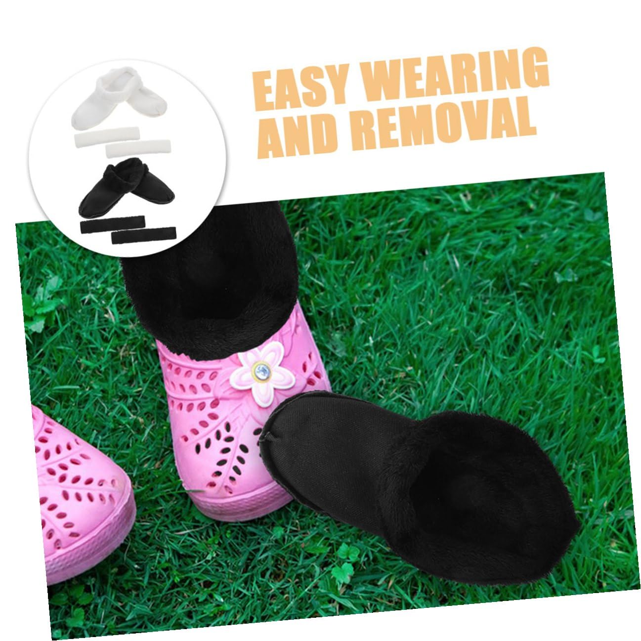 10 Pares Forros de Lana para Zuecos Invierno Plantillas Desmontables y Lavables de Felpa Inserciones Acogedoras para Zapatillas de Casa Hombre y Mujer Aislamiento Térmico y