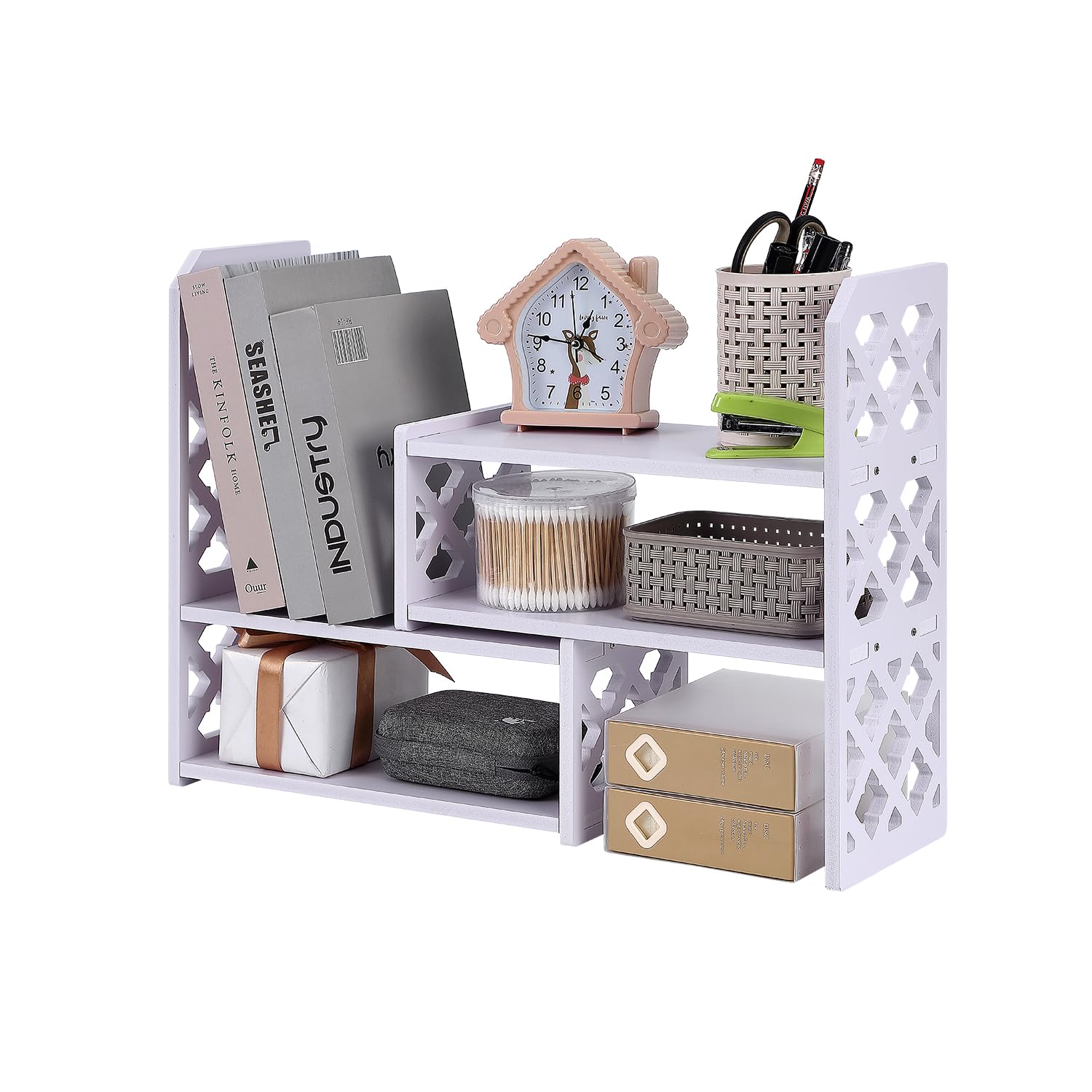 Felmis Desktop Organizers Shelves For Office Desk, Small Bookshelf - View #6