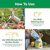 Vista 7 de Miracle-Gro Alimento soluble en agua para plantas multiusos, fertilizante para plantas de interior o exterior, rosas, flores, plantas
