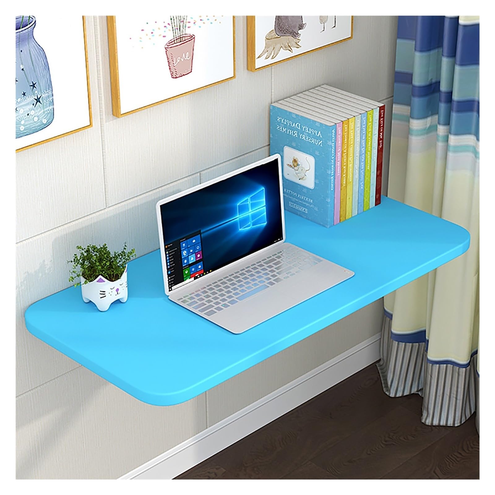 Table à linge pliante murale bois flottante pour buanderie