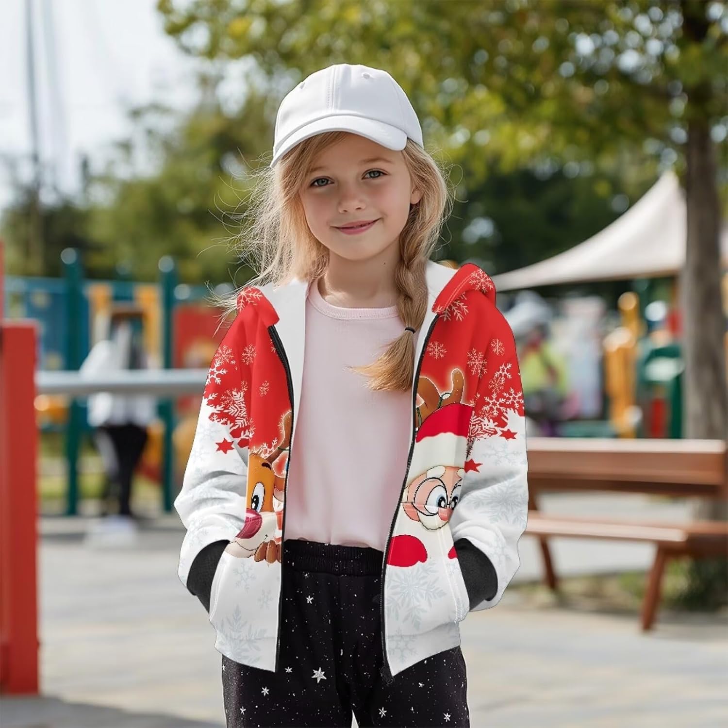 Kids Fluffy Fleece Hoodie Zip-Up Pullover Fuzzy Sweatshirt with Pockets for Fall Winter Sweatshirts for Girls Boys