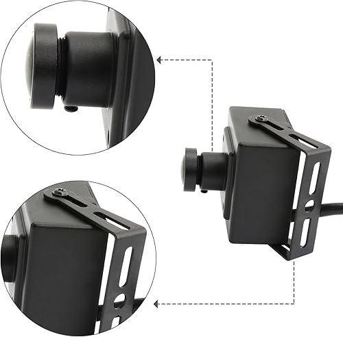 Miniatura 4 de ELP Cámara de ojo de pez USB 170 grados 960 p Cámara web de poca luz gran angular para computadora Raspberry Pi Mini UVC USB2.0 Lightburn Cámara