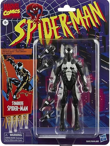 Miniatura 3 de Spider-Man - Serie Marvel Legends - Figura de acción Simbionte de 6 pulgadas, incluye 4 accesorios: 4 manos alternativas