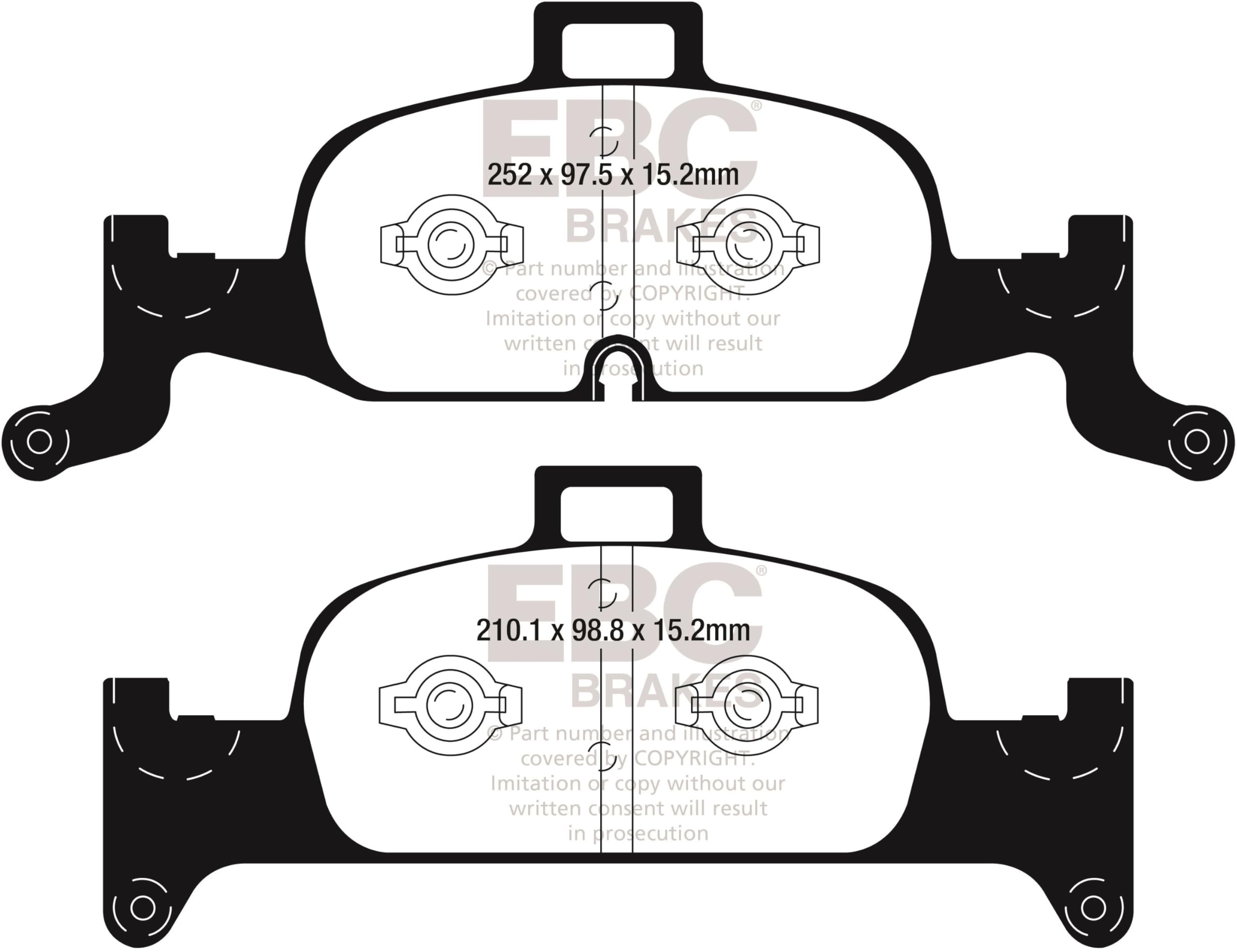 DP52290NDX EBC Klocki hamulcowe BLUESTUFF NDX Brakes do Audi A4 B9 A4 Allroad