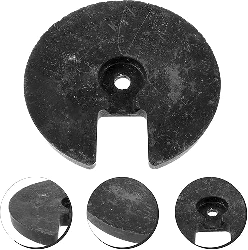 Miniatura 4 de GANAZONO Base de lámpara de mesa redonda DIY Display Base de la lámpara de luz Partes de luz Peso para mesita de noche de noche Soporte de luz de