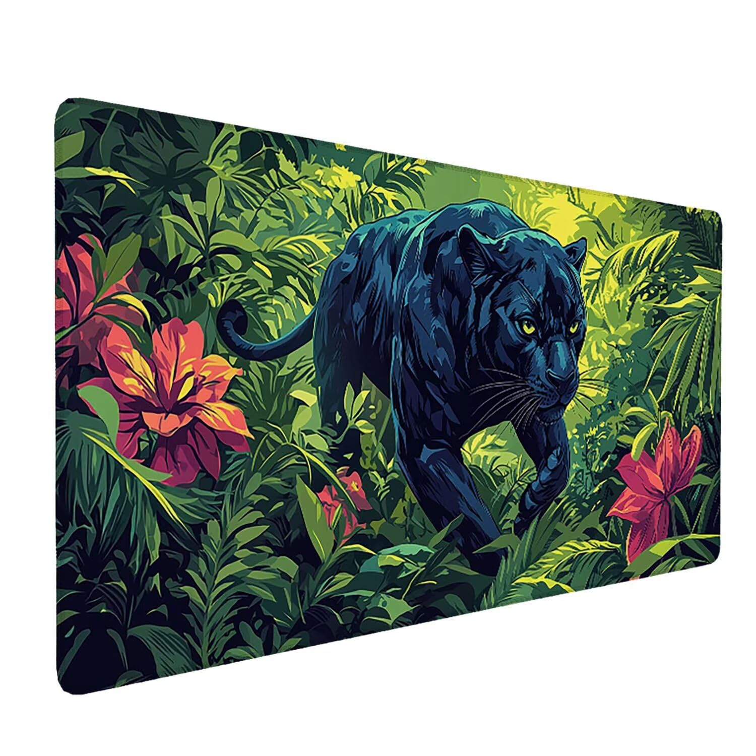 Podkładka pod mysz do gier, 1600 x 800 mm, XXL, duża gamingowa podkładka pod mysz, wodoodporna podkładka pod mysz, długa podkładka na biurko z przeszytymi krawędziami, mata na biurko z gumową podstawą