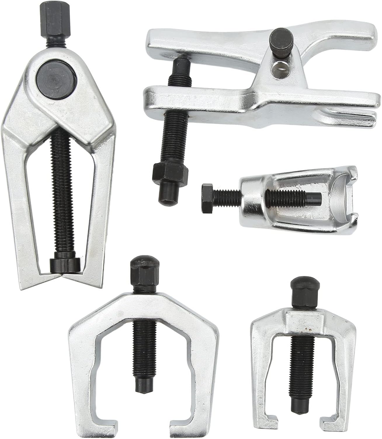 5 Pcs Ball Joint Separator, Alloy Steel Tie Rod End Remover, Pitman Arm Puller, Tie Rod End Tool Set for Trucks