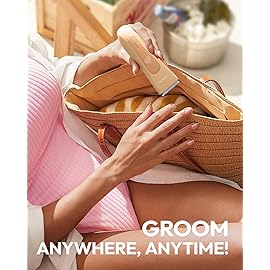 MANSPOT LADYSPOT Finishing Trimmers, Electric Shaver for Women, Hair Trimmer for Womens, Shaving & Grooming Sets Kit with 3 Guard and Replaceable Ceramic Blade Heads, Waterproof Wet/Dry(Orange)