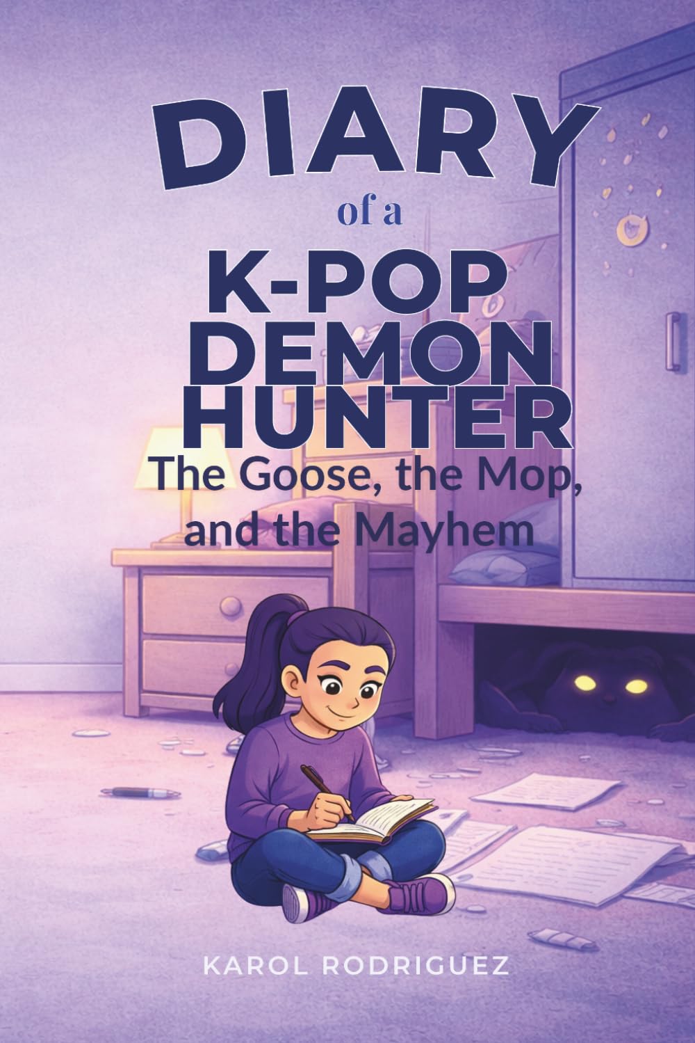 Diary of a K-Pop Demon Hunter: The Goose, the Mop, and the Mayhem      Paperback – Large Print, October 15, 2025