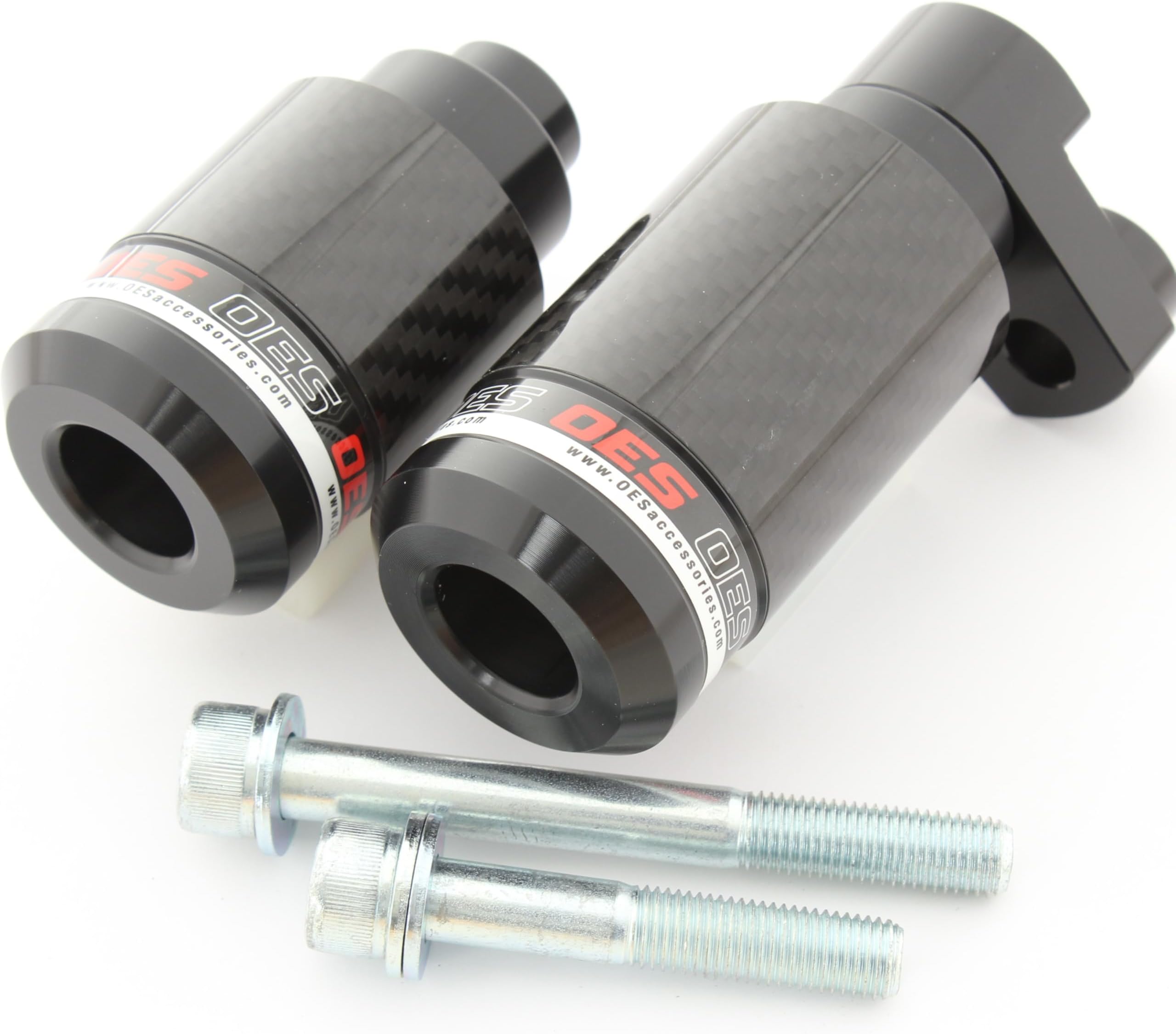 OES Carbon Frame Sliders 2008 2009 2010 2011 2012 2013 2014 2015 2016 Fits Yamaha YZFR6 R6 No Cut (Red)