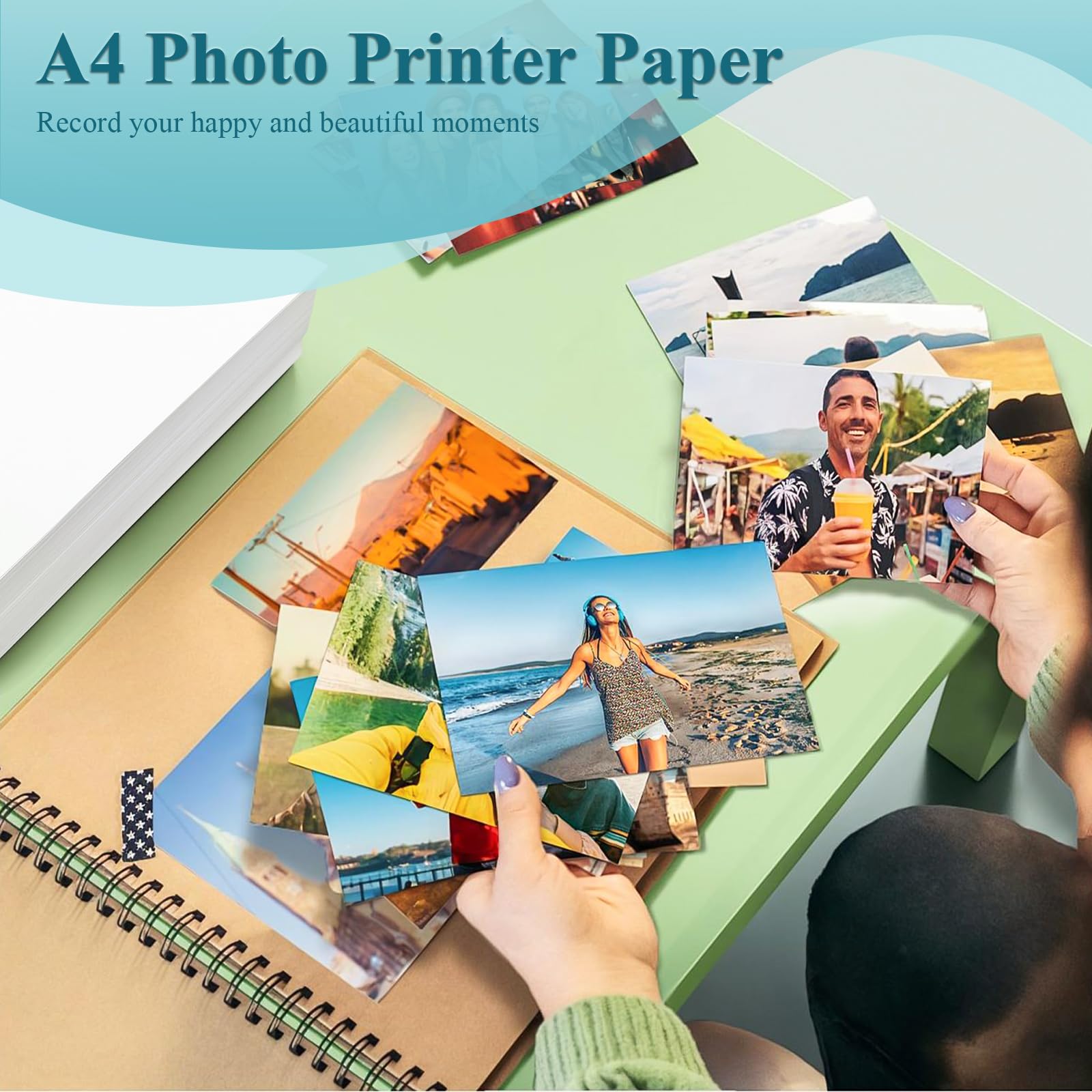 Düşük fiyat fabrika toptan kağıt kral marka yüksek parlak inkjet fotoğraf kopra
